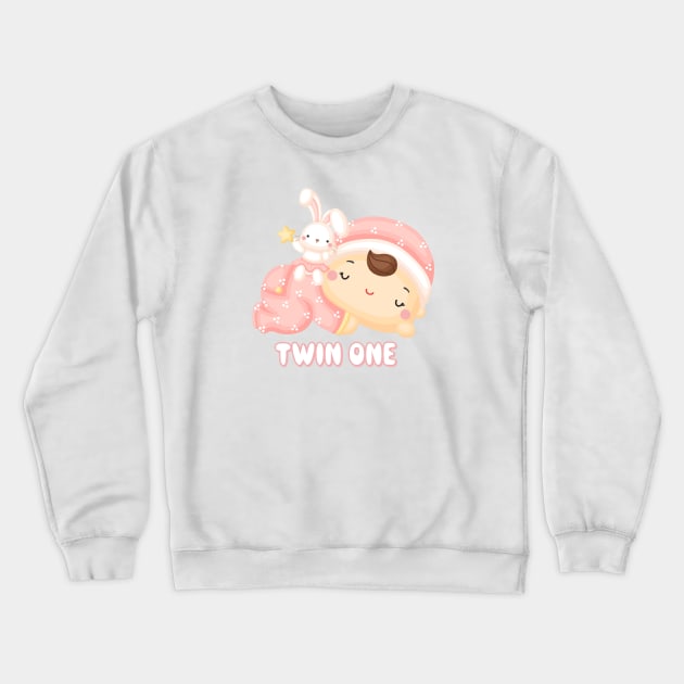 Twin girl one Crewneck Sweatshirt by KOTOdesign
